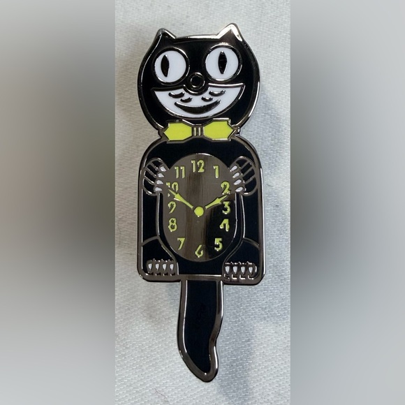 None Jewelry - Kit-Kat Clock Pin or Brooch